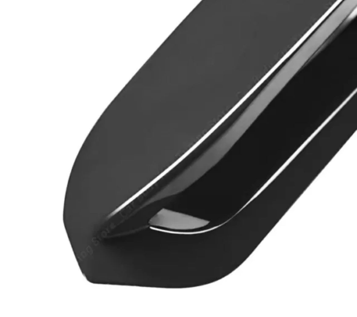 BMW 1 Series F40 2019+ M-Pack Black Front Bumper Side Vent Covers & Canards Set 4pcs