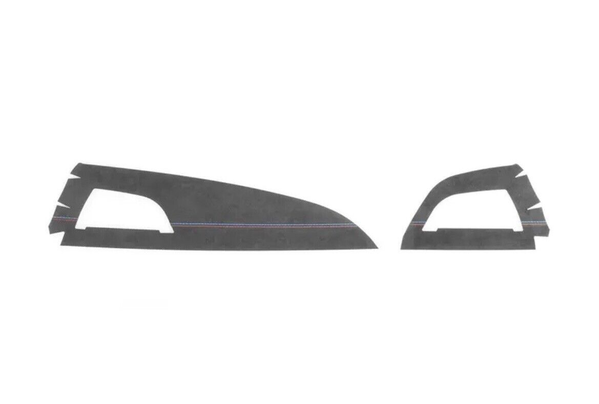 BMW 1 2 Series F20 F21 F22 F23 Black Alcantara Centre Dashboard Trim Cover