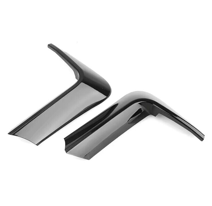 BMW M3 M4 F80 F82 F83 2014-2020 Gloss Black Rear Bumper Canards Fog Light Trim