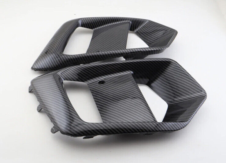 Ford Focus RS MK3.5 Carbon Fibre Front Fog Light Surround Trim Inserts