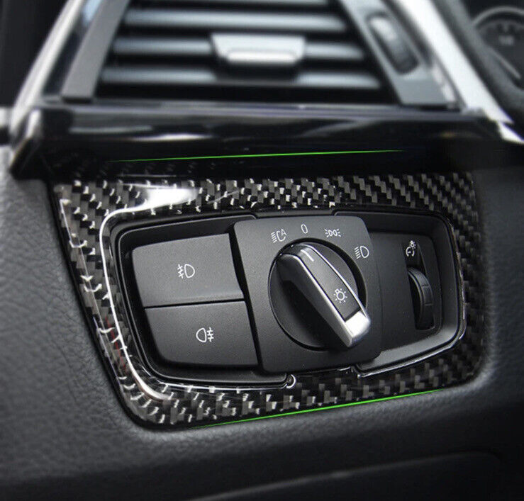 BMW 3 4 Series Real Carbon Fibre Interior Trim Bundle Set Trim Panel Covers RHD
