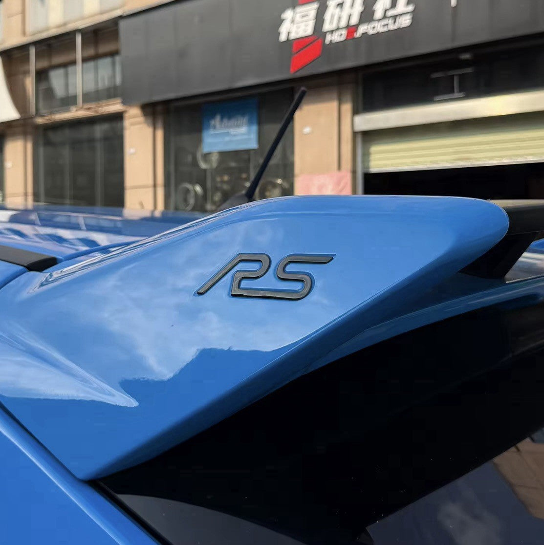 Ford Focus RS MK3 2015-2018 RS Side Spoiler Badges Inserts Inlays Black 2pcs