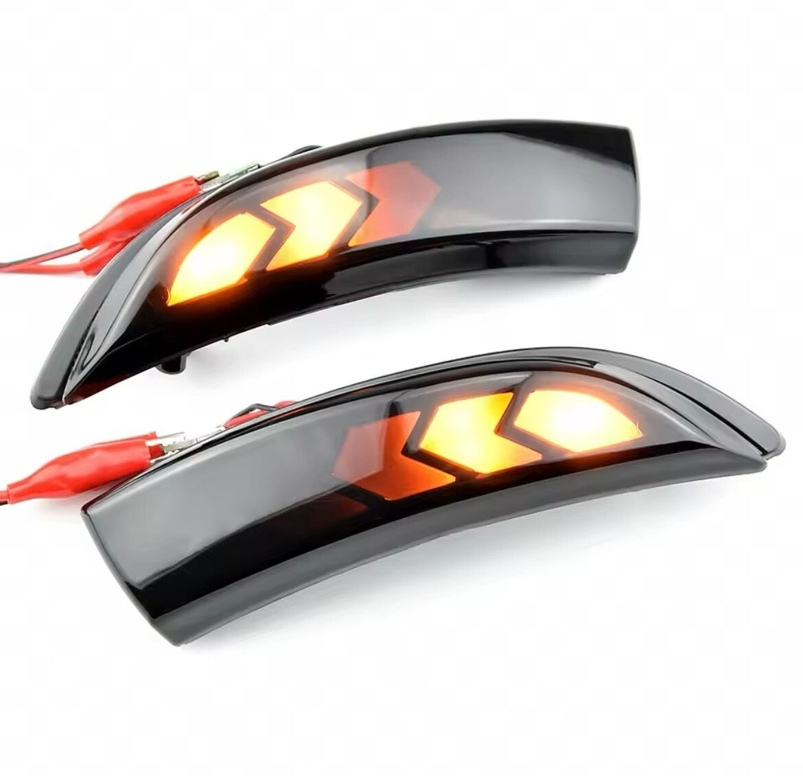Ford Fiesta MK7 MK7.5 2008-2017 Dynamic LED Sequential Mirror Indicators Smoke