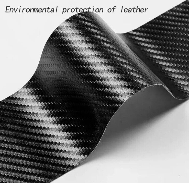 Ford ST Line Carbon Fibre Effect Adhesive Boot Sill Overlay Strip Boot Trunk Lip