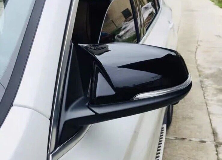 Gloss Black M3 M4 Style Mirror Caps For BMW F39 F40 F44 F45 F46 F48 F49 G29