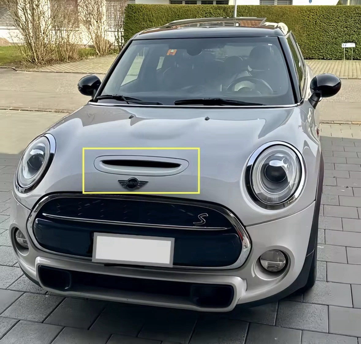 Gloss Black Bonnet Scoop Replace For Mini Cooper S F54 F55 F56 F57 2014-2024