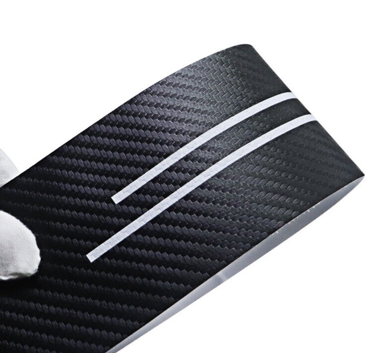 Peugeot GT Line Carbon Fibre Effect Adhesive Door Sill Overlay Strips 4pcs