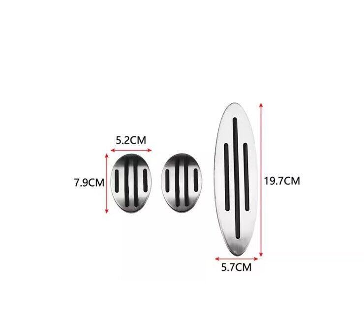 Stainless Steel Pedal Covers For Mini Cooper One Hatch Countryman JCW Manual
