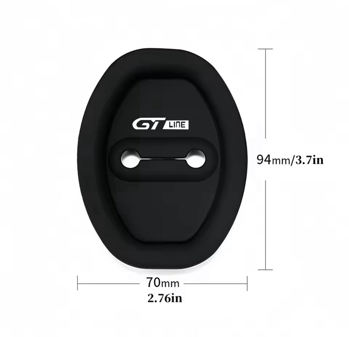 Peugeot GT Line Black Silicone Door Lock Protector Covers 206 207 307 308 3008