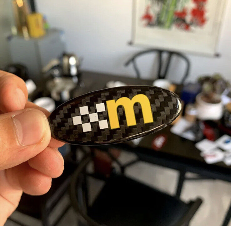 Ford Mountune Carbon Fibre Steering Wheel Badge Overlay For Ford Focus MK3 MK3.5