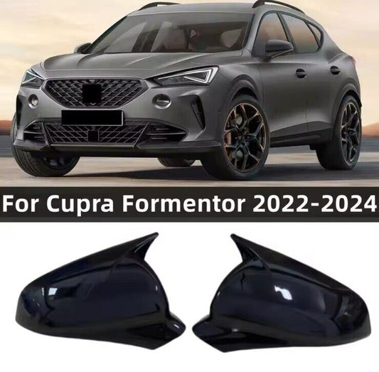 Cupra Formentor 2022-2024 Gloss Black M Style Sport Wing Mirror Caps Covers