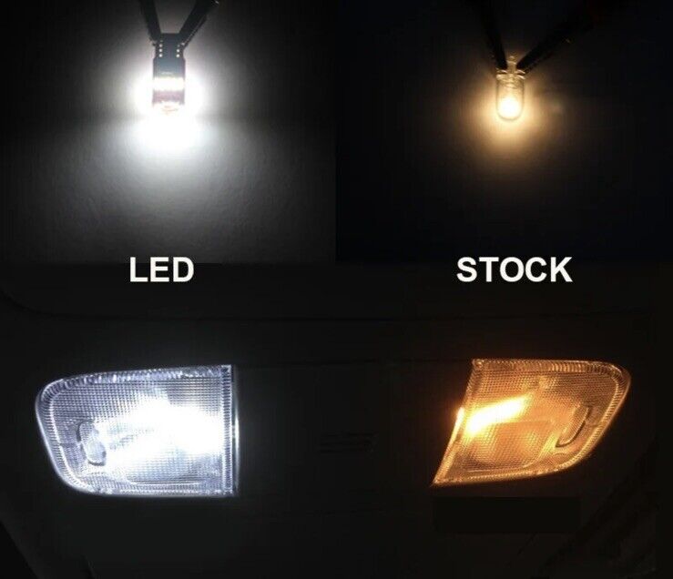 Ford Focus MK2 Cool White Interior LED Light Bulb Kit Canbus Error Free 8pcs