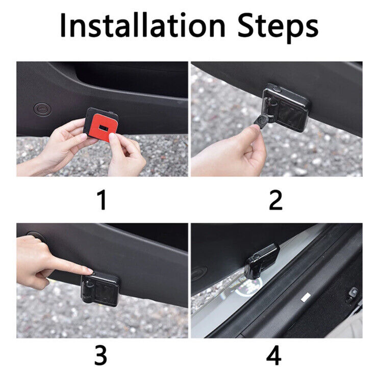 2pcs Wireless Focus LED Laser Projector Lights For Ford Focus Vehicles