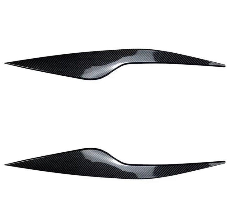 Ford Focus MK2 MK2.5 2008-2011 Carbon Fibre Effect Headlight Eyelid Eyebrows
