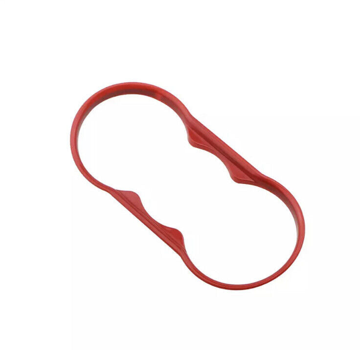 Ford Fiesta MK7 Red Cup Holder Surround Trim Centre Console Decoration Frame
