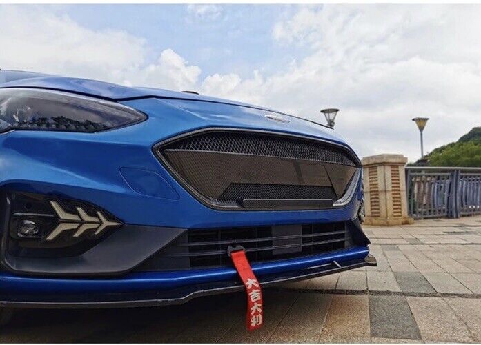 RS Style Carbon Fibre Front Bumper Grille For Ford Focus MK4 ST Line 2019-2021