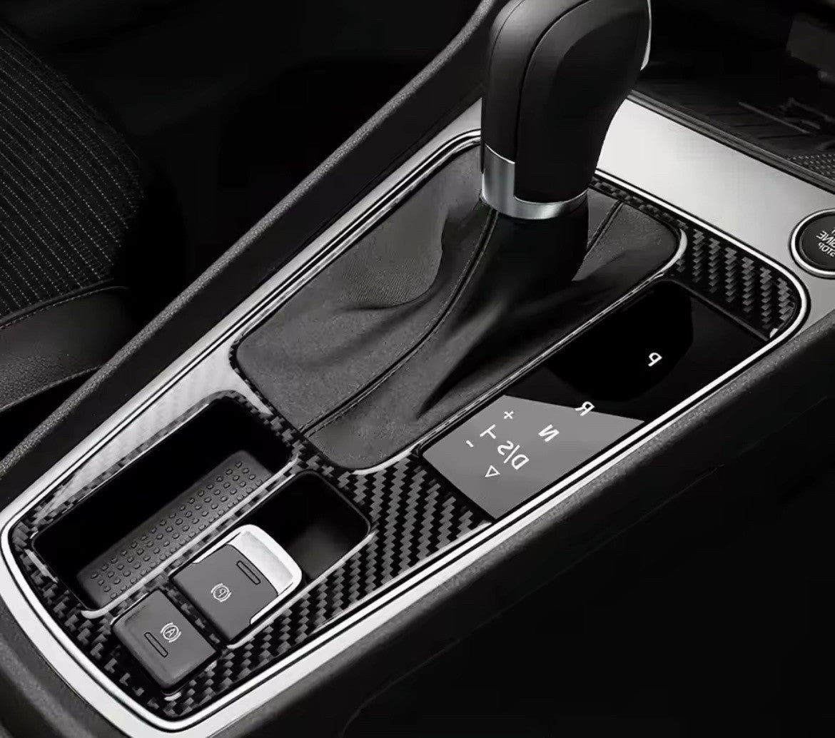 Seat Leon 2017-2019 Carbon Fibre Centre Console Gear Panel Inner Trim Cover