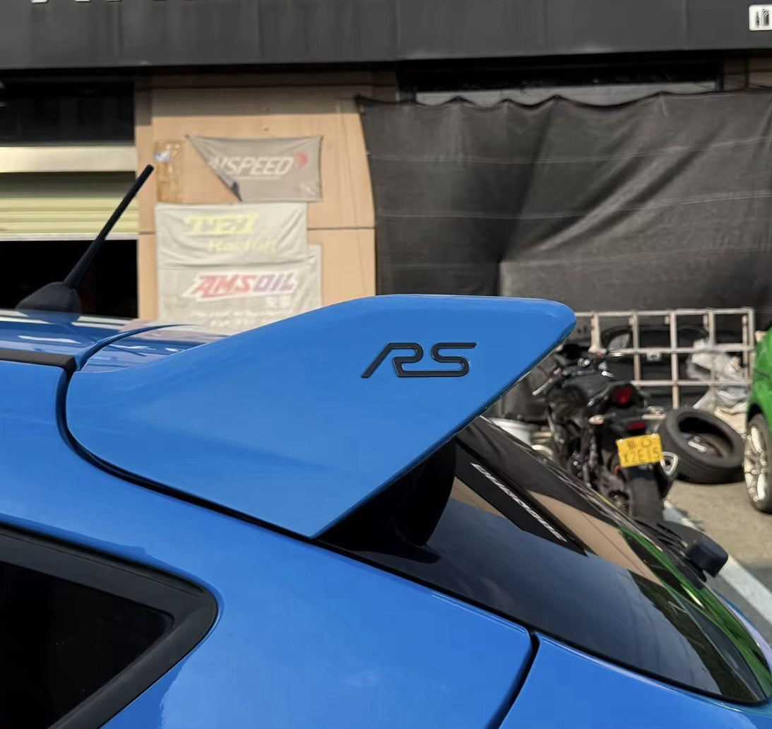 Ford Focus RS MK3 2015-2018 RS Side Spoiler Badges Inserts Inlays Black 2pcs