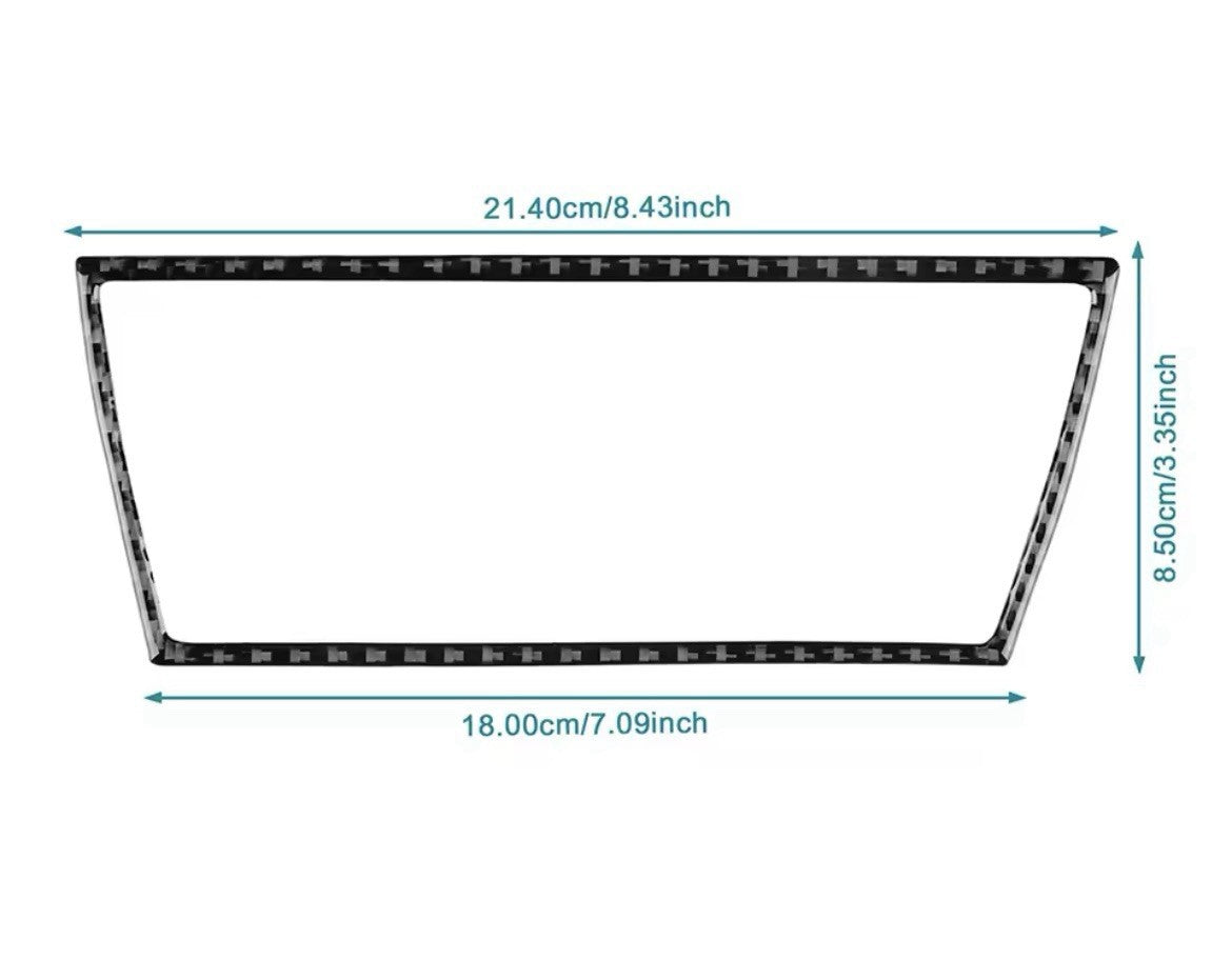 Seat Leon 2013-2015 Carbon Fibre Central Dash Storage USB Port Frame Trim Cover