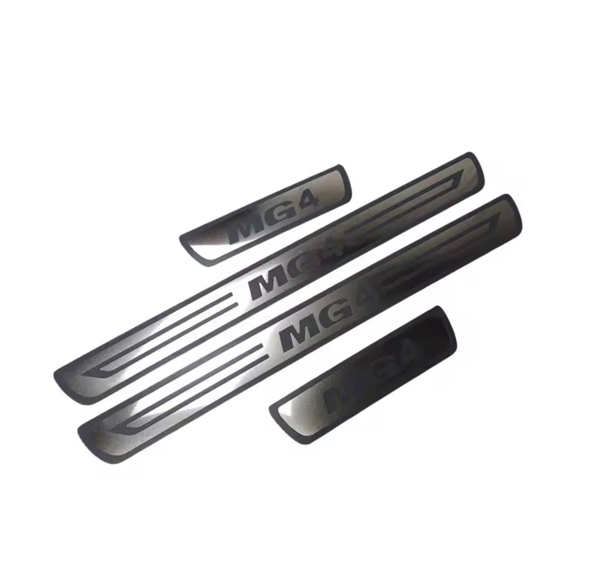 MG4 2016-2024 Stainless Steel Door Sill Protector Strips Scuff Plates 4pcs