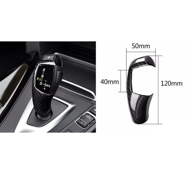 BMW 1 2 3 4 5 6 X Series Carbon Fibre Gear Knob Shift Cover Trim Automatic