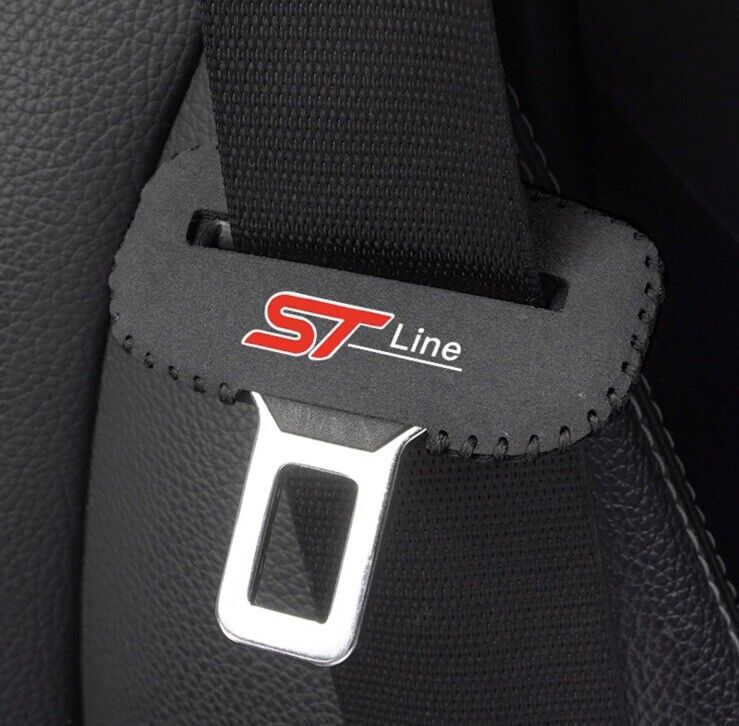 Ford ST Line Seatbelt Buckle Cover For Ford Fiesta Focus Puma Kuga Mondeo