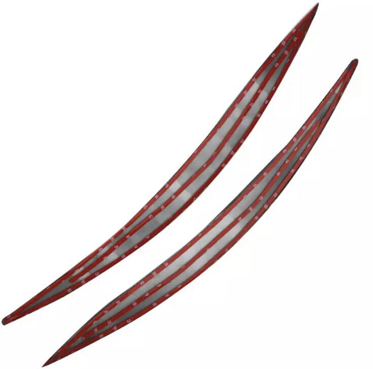 2x Carbon Fibre Effect Headlight Eyelid Brows For Ford Focus MK4 2019-2021