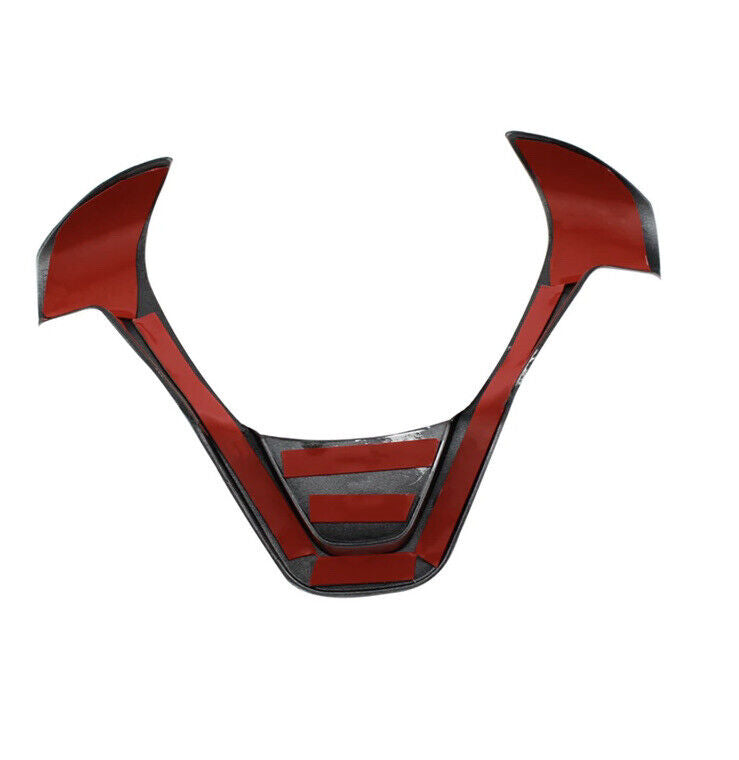 Ford Fiesta MK7 Zetec S Carbon Fibre Effect Steering Wheel Trim Cover Blue S