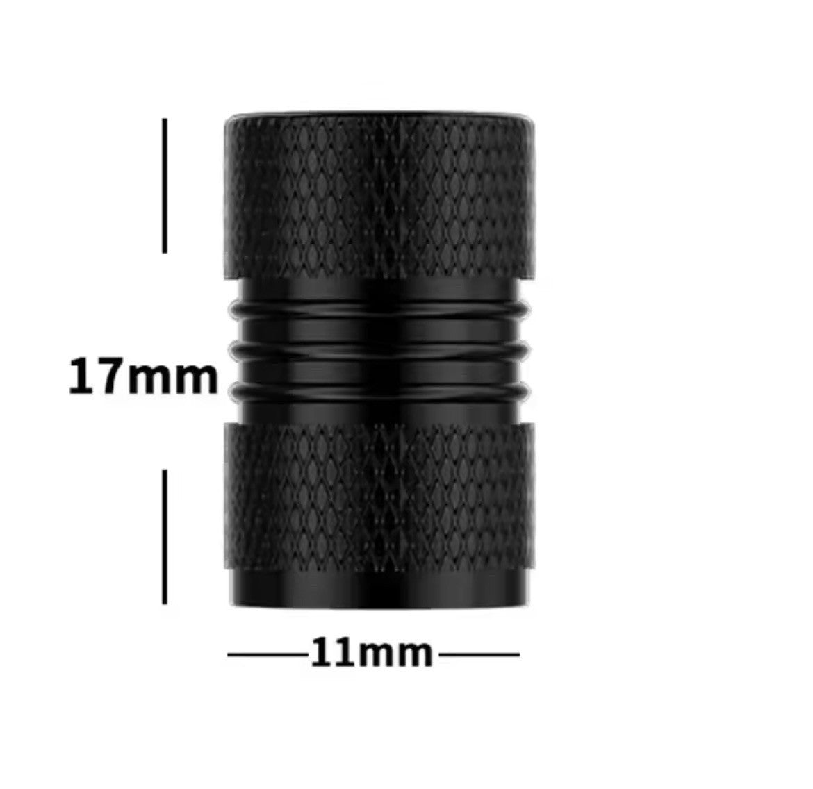 4pcs Black Metal N Performance Tyre Stem Valve Dust Caps Hyundai i20 i30 Elantra