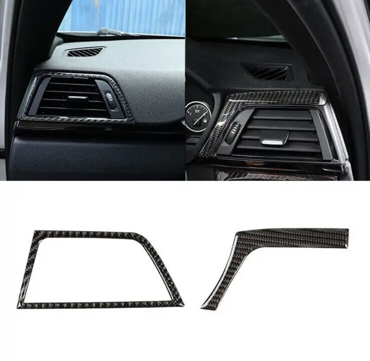 BMW 3 4 Series Real Carbon Fibre Interior Trim Bundle Set Trim Panel Covers RHD
