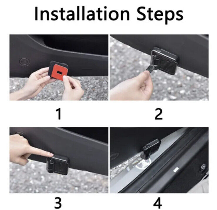 2pcs Wireless Kuga LED Laser Projector Welcome Lights Door Floor Light Ford Kuga