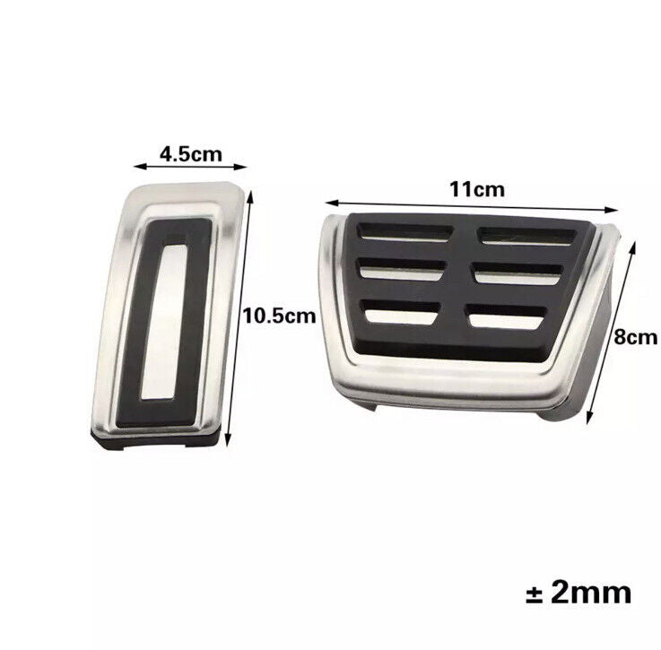 Metal Sport Pedal Covers For Seat Ibiza Ateca Arona Automatic Gas Brake