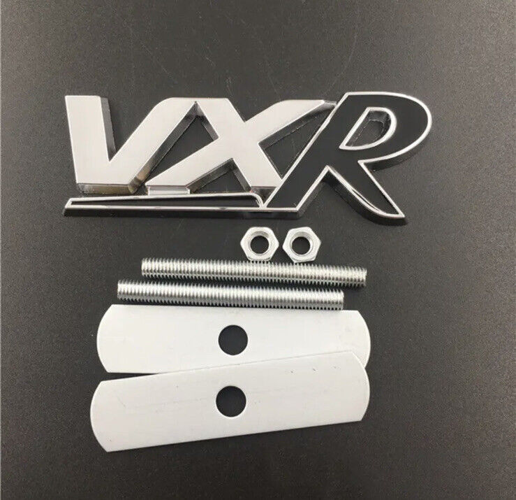 Metal Vauxhall VXR Grille Badge For Vauxhall Corsa Astra Chrome & Black