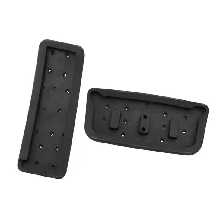 Ford Ranger 2015-2022 Stainless Steel And Rubber Pedal Covers Automatic 2pcs