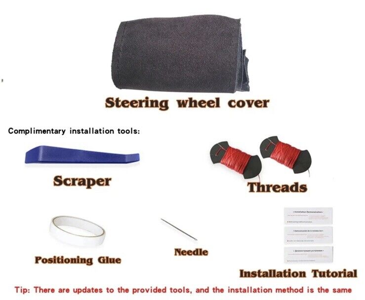 Seat Ibiza Leon FR Suede & Forged Carbon Fibre Steering Wheel Cover Red Black