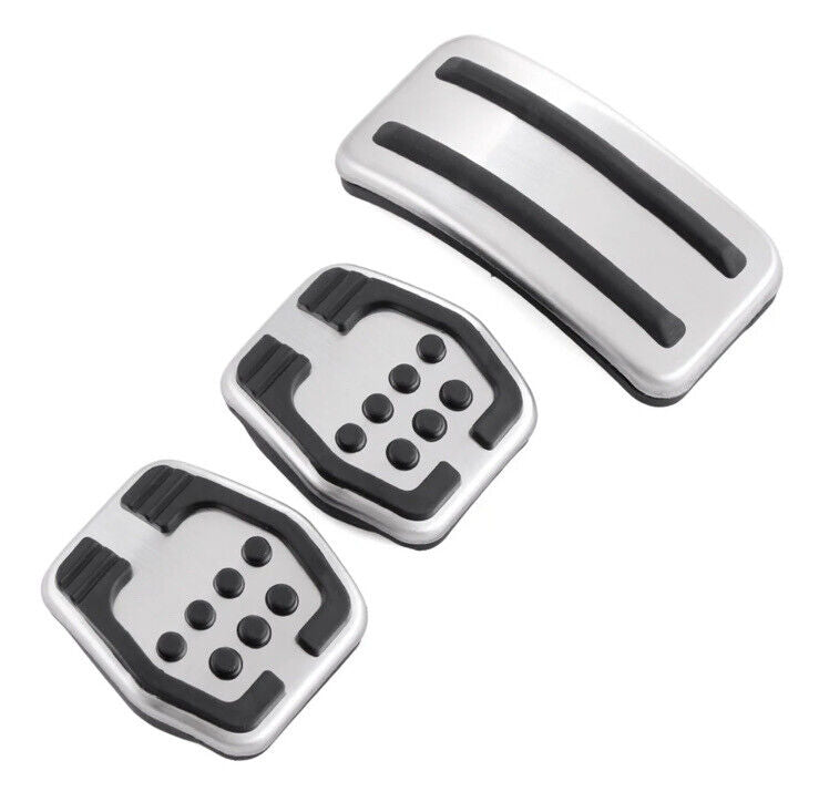 Metal Sport Pedal Covers For Ford Focus Kuga Escape Manual Gas Brake Clutch
