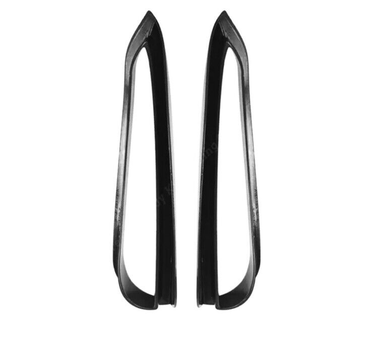 BMW 1 Series F40 2019+ M-Pack M135i 128ti Black Front Bumper Side Vent Covers