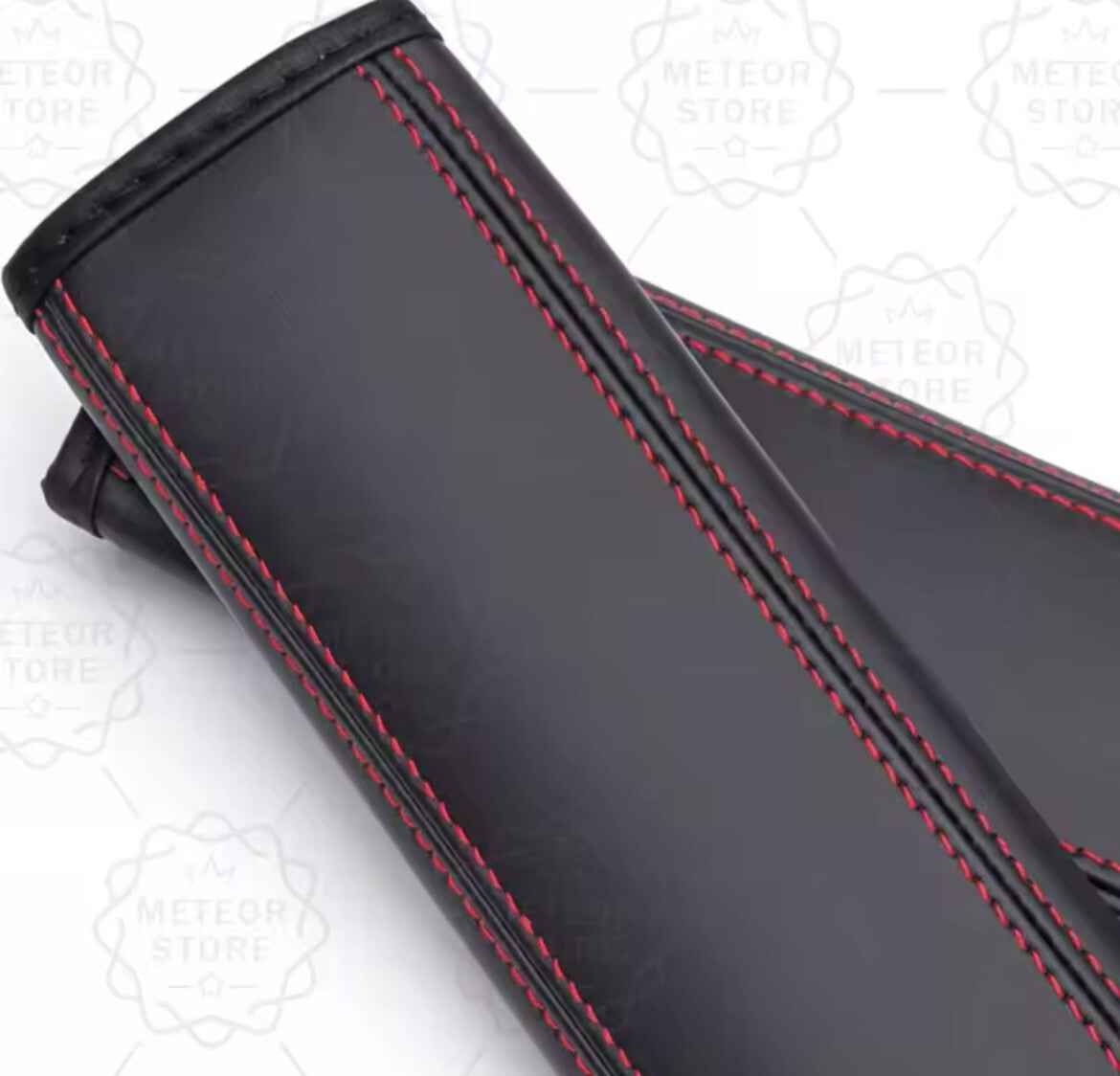 Renault GT PU Leather Seatbelt Shoulder Cover Pads Interior Clio Megane 2pcs
