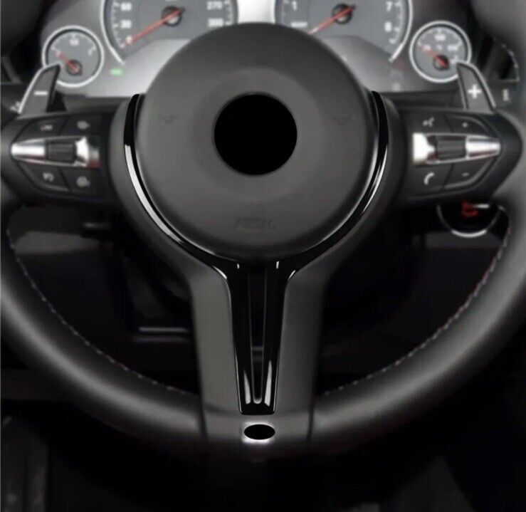 BMW M Sport Series Gloss Black Steering Wheel Central Trim Piece Replacement