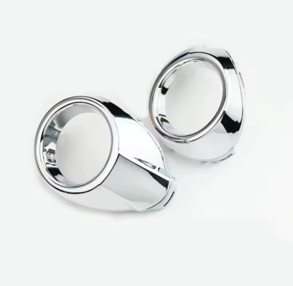 Ford Focus MK3 2011-2014 Chrome Silver Front Fog Light Surrounds Trims 2pcs