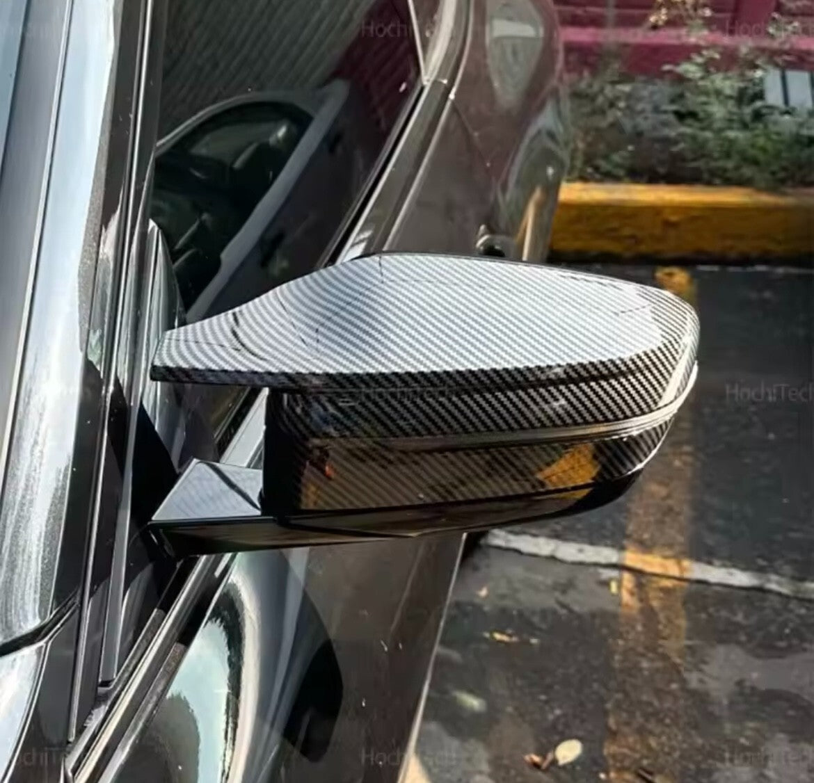 New Models BMW 3 4 5 7 8 Series Carbon Fibre Effect M Style Wing Mirror Caps 2pc