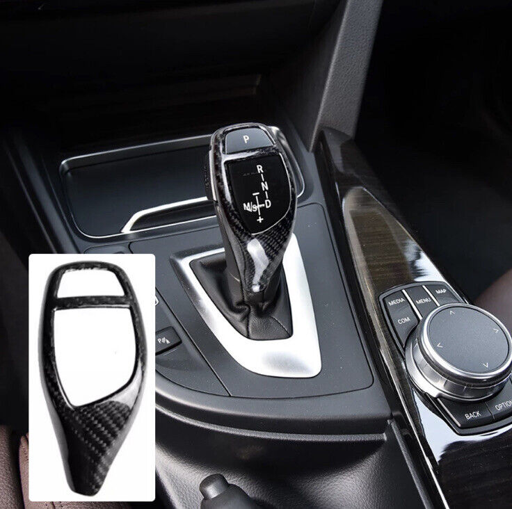 BMW 1 2 3 4 5 6 X Series Carbon Fibre Gear Knob Shift Cover Trim Automatic