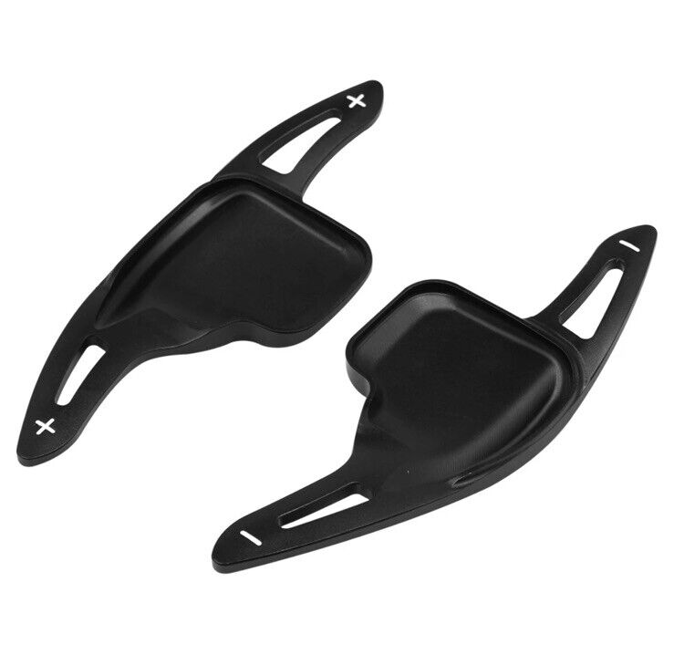 BMW 1 2 3 4 5 6 X Series Steering Wheel Paddle Shift Extensions Black Aluminium