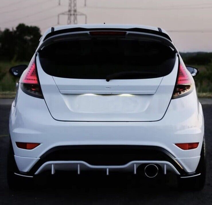 Ford Fiesta ST ST Line Zetec S MK7/7.5 2008-2017 Gloss Black Spoiler Extension
