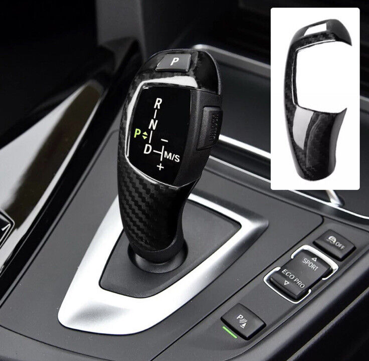 BMW 1 2 3 4 5 6 X Series Carbon Fibre Gear Knob Shift Cover Trim Automatic