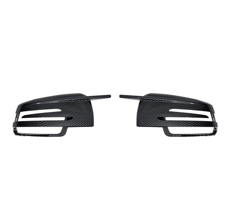 Mercedes A B C CLA E GLA GLK S Class Carbon Fibre Effect Wing Mirror Caps Covers