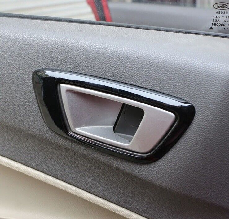 Ford Fiesta MK7 2008-2012 Gloss Black Interior Door Handle Surround Trims 4pcs