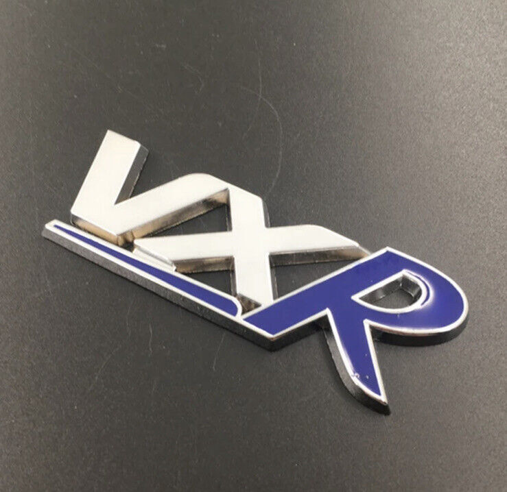 Metal Vauxhall VXR Badge For Vauxhall Corsa Astra Chrome & Blue Boot Badge