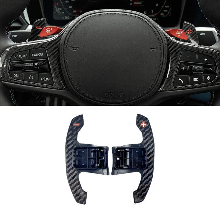 BMW Carbon Fibre Paddle Shift Replacements For BMW 3 5 6 7 X3 X4 X5 X6 X7 Series