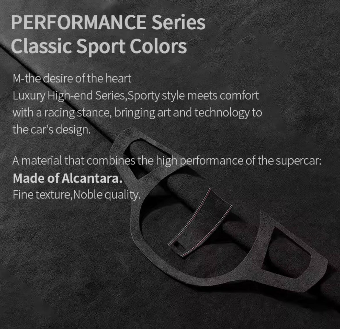 BMW F40 G30 G28 G20 G21 G11 G12 Z4 G32 Alcantara Steering Wheel Trim Pick Colour